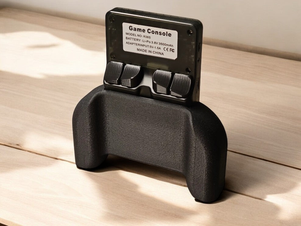 3D Gedruckte R36S Handheld Game Console, Griff – Ergonomisch, Halterung, Ständer
